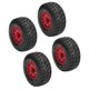thumbnail image 2 of 4 Uds 1/10 RC neumáticos de camión de recorrido corto caucho plástico 113mm de diámetro accesorios RC para ARRMA, 2 of 8