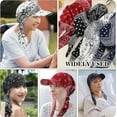 thumbnail image 5 of 4 Pcs Summer Cancer Headwear for Women UV Protection Chemo Head Scarfs Headscarf Outdoor, 5 of 6