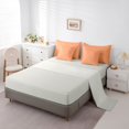thumbnail image 4 of Castle Fairy Mid Century Vertical Stripe Queen Bedding 7pcs,Vintage Linear Texture Bedding Comforter Set Queen,Pink Soft Pink,Reversible, 4 of 7