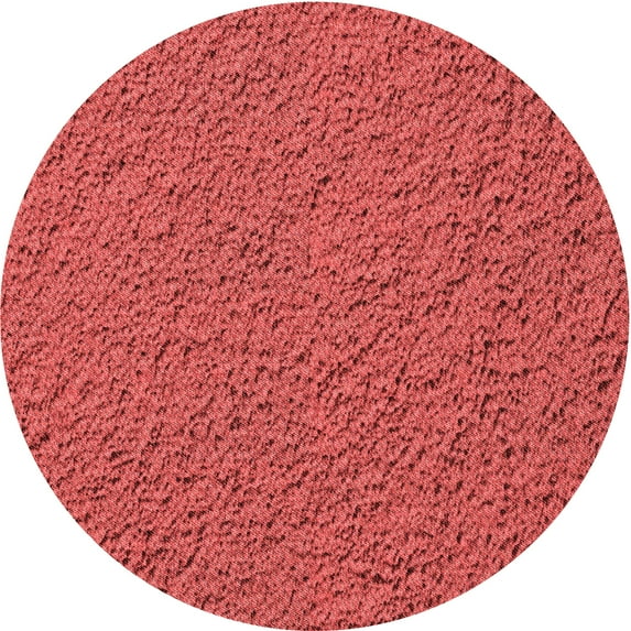 Ahgly Company Machine Washable Indoor Round Transitional Red Area Rugs, 4' Round