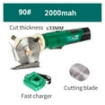 thumbnail image 2 of 12V Lithium Battery Electric Scissors Fabric For Leather Cloth Cordless Electric Cutting Rechargeable Handheld Cutter Tool, 2 of 7