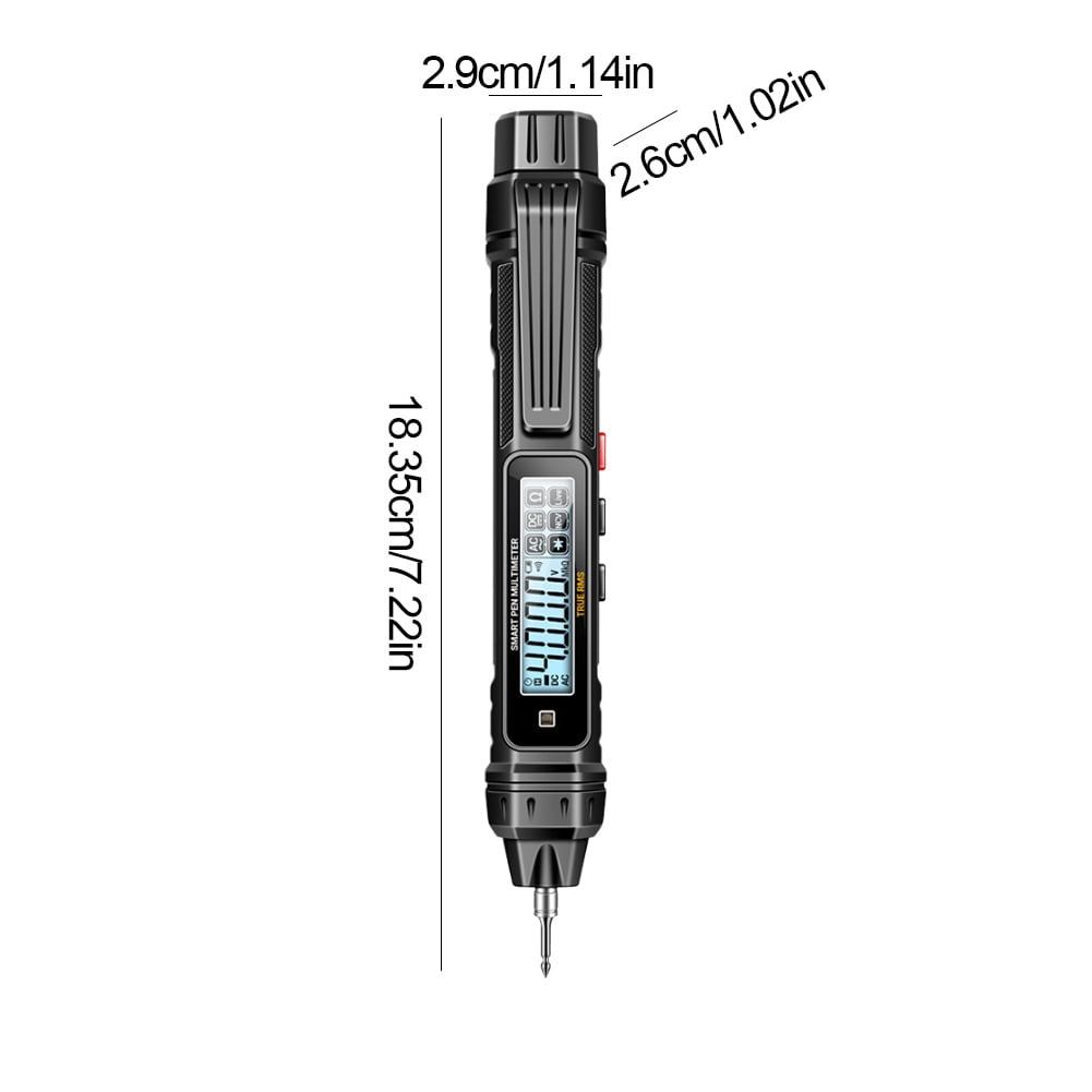 Digital Professional 4000 Counts Multimeter Pen Tester Non-Contact AC/DC Voltage Meter ,High&Low Sensitivity