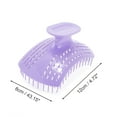 thumbnail image 5 of Unique Bargains Handle Hollow Hair Shampoo Brush for Head Massage 1 Pc Purple, 5 of 6