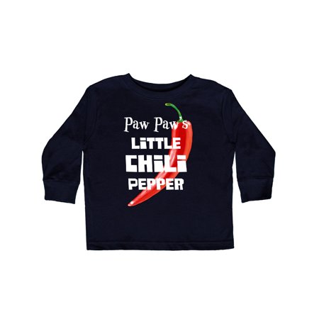 

Inktastic Paw Paw sLittle Chili Pepper Gift Toddler Boy or Toddler Girl Long Sleeve T-Shirt