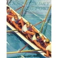 thumbnail image 2 of Marmont Hill Scullers by Michael Dolas Painting Print on Canvas, 2 of 7