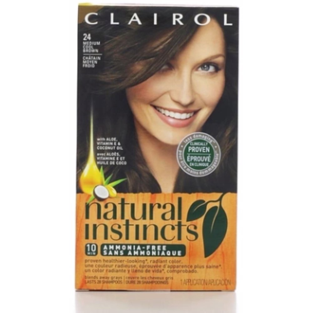 Instincts clairol Natural Instincts Non-Permanent Color - 5A (Medium Cool Brown) 1 Each