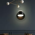 thumbnail image 2 of Aplique de pared Moderno, simple, cálido, , accesorio de Negro 1 Luz Zulema Lámpara de pasillo, 2 of 8