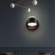 thumbnail image 2 of Aplique de pared Moderno, simple, cálido, , accesorio de Negro 1 Luz Zulema Lámpara de pasillo, 2 of 8