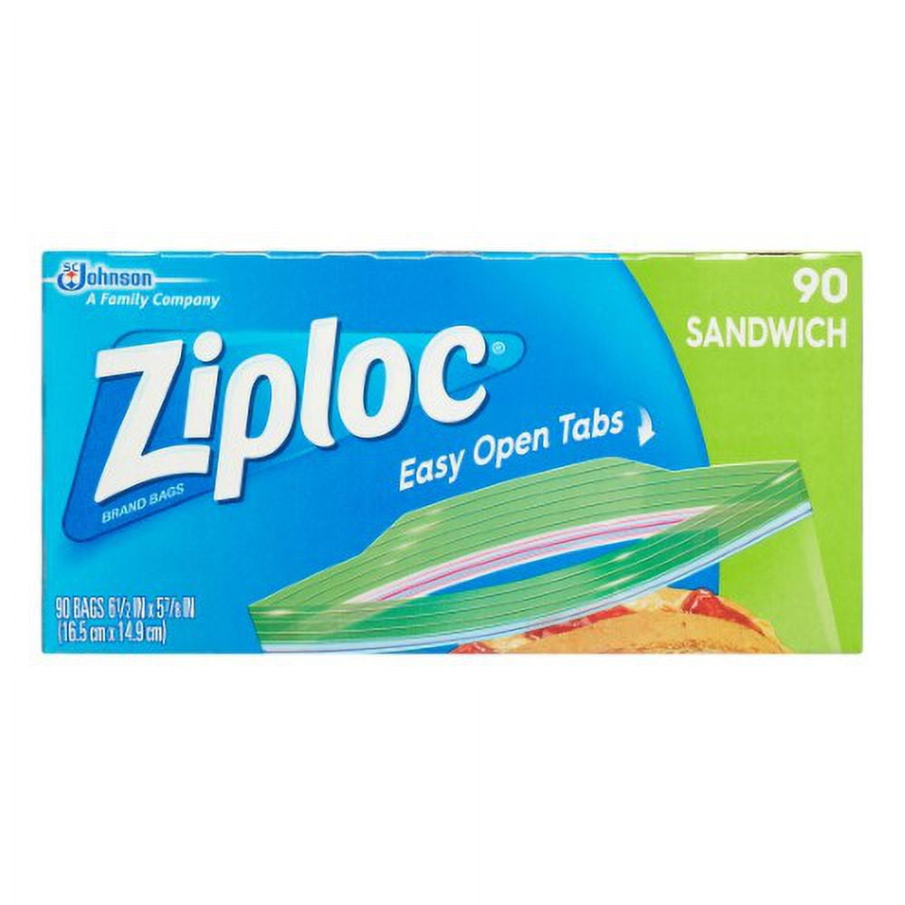 Ziploc Sandwich Bags, 6.5 x 5.875-Inch (16.5 cm x 14.9 cm) Pack of 290