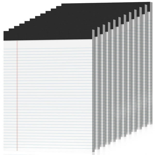 Bloques legales Nichela, 8,5 x 11 pulgadas, 600 hojas, paquete de 12