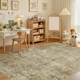 thumbnail image 3 of UERMEI 5'x7' Area Rugs for Living Room, Washable Non-slip Soft Indoor Modern Abstract Throw Rug for Bedroom Dining Room Office Home Decor Carpet, Golden, 3 of 9