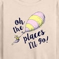 thumbnail image 3 of Dr. Seuss - Oh The Places I'll Go Balloon - Women's Lightweight French Terry Long Sleeve Shirt, 3 of 6