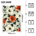 thumbnail image 2 of FORMRS 1-Subject Spiral Notebook 8" x 5" College Ruled 60 Refillable Sheet A5 Hard Cover, 2 Pack, Large Red Floral Pattern, 2 of 7