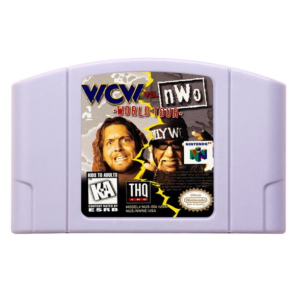 Video Games Compatible for the n64 console, replacement cartridge for WCW vs. nWo - World Tour NTSC