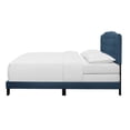 thumbnail image 4 of HMD Carmel Upholstered Twin Panel Bed, Blue, 4 of 6