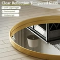 thumbnail image 2 of Lumora 30" Bathroom Mirror Round Vanity Mirror With Aluminum Alloy Deep Frame, Gold, 2 of 5