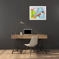 thumbnail image 3 of Barnes, Victoria 14x12 White Modern Wood Framed Museum Art Print Titled - Fever Dream I, 3 of 4