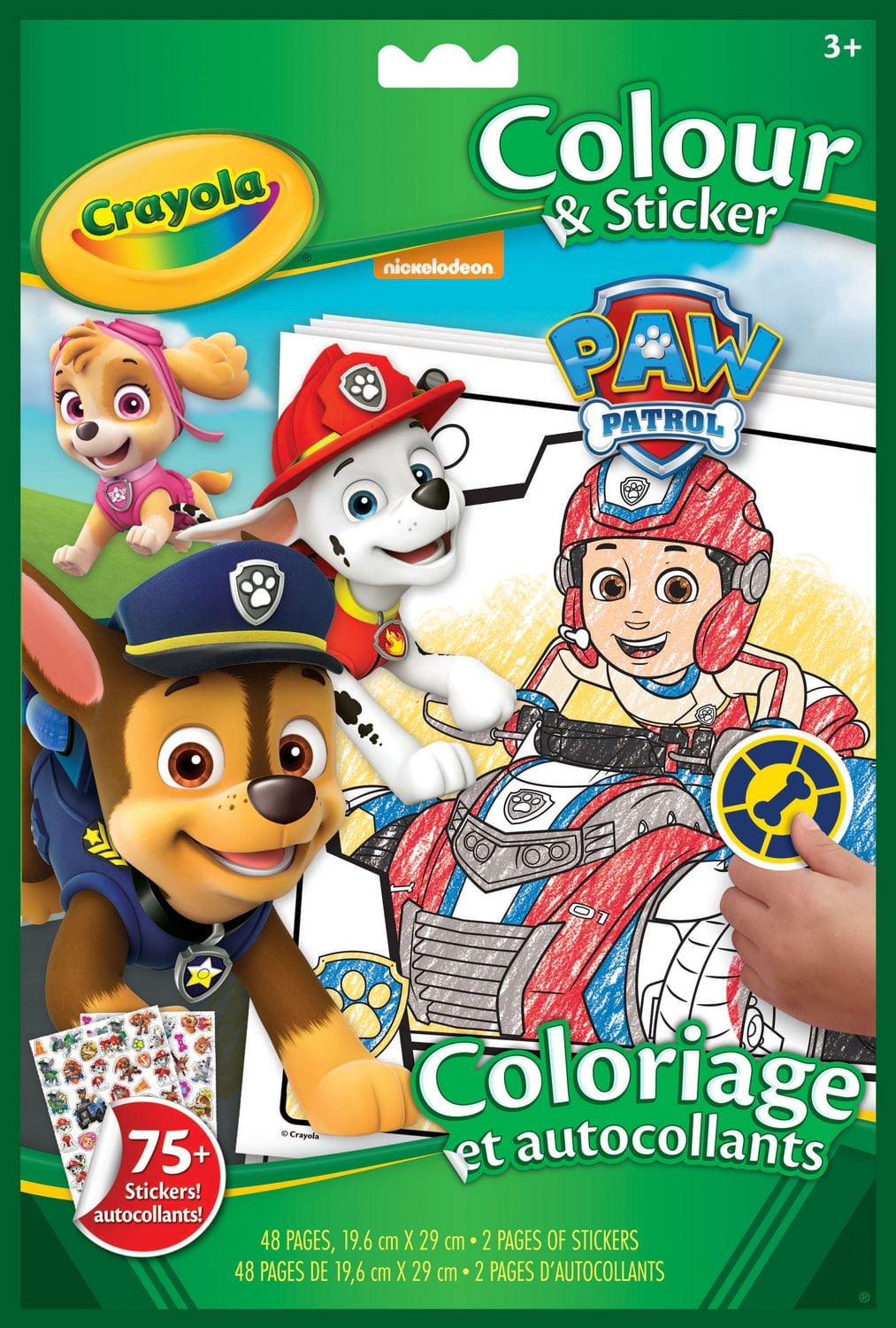 Paw Patrol Colour & Sticker Book