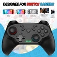 thumbnail image 2 of Powtree Wireless Switch Pro Controller for Nintendo Switch /Lite / OLED/ PC/ IOS/ Android (Black), 2 of 7
