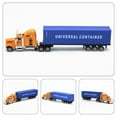 thumbnail image 6 of Die Cast Semi Truck and Trailer Trucks for Boys Toys Models Container Large Engine Child, 6 of 7