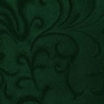 thumbnail image 2 of Ultimate Textile (2 Pack) Somerset 60 x 120-Inch Rectangular Damask Tablecloth - Jacquard Weave Scroll Design, Hunter Green, 2 of 3