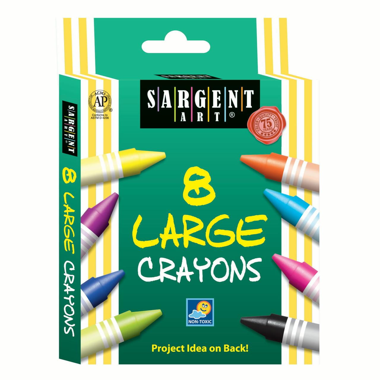 Sargent Art® Crayons, Large, 8 per pack, 36 packs