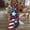 Multicolor-fourth july dress, variant on Frostluinai Red White and Blue Dresses for Women V Neck Spaghetti Strap Maxi Dress USA Stars Striped Casual Dress 4th of July Party Dress