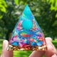 thumbnail image 3 of Pirámide de cristal natural Piedra curativa Chakra Reiki Decoración de oficina en casa Regalo de manualidades, 3 of 6