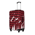 thumbnail image 2 of Kll Christmas Tree Buffalo Plaid Luggage Cover Suitcase Cover Suitcase Protector (Luggage not included)-Large, 2 of 8