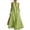 Green, variant on Summer Women's Casual Sleeveless Loose Flowy A-line Solid Color V-neck Dress Black L