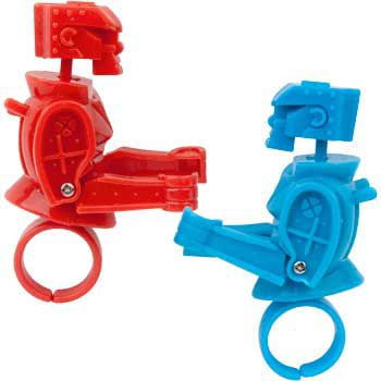 Rockem Sockem Robot Toy Ring Red In Color
