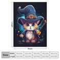 thumbnail image 4 of MDO Cartoon Wi-za-rd of oz Throw Blanket 50"X40" Flannel Plush Soft Warm Blankets for Gift Sofa Chair Bed Office, 4 of 6