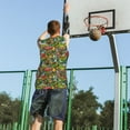 thumbnail image 5 of Sikiie Hawaiian Culture Symbols 1 Basketball Jersey Reversible Men's Mesh Athletic Sports Shirts Training Practice S-4XLXX-Large, 5 of 6