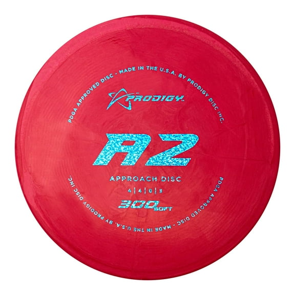 Prodigy Disc 300 Soft A2 Approach Disc | Overstable Disc Golf Approach Disc | Great Grip in All Conditions | Consistent and Reliable in All Wind Conditions | Colors May Vary (170-174g)