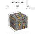 thumbnail image 4 of Kdxio Funny Construction Print Tissue Box Cover,Square Decorative PU Leather Facial Paper Case Organizer Holder Dispenser for Bathroom,Night Stands,Desk,Car 5.2''X5.2''X5.2'', 4 of 8