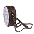 thumbnail image 3 of Lsque Stripes and Sprigs of Lavender Pattern Shoulder Bag – Microfiber Leather Crossbody with Detachable Strap & Handle Ring, Waterproof & Durable, Elegant Everyday Carry, 3 of 5