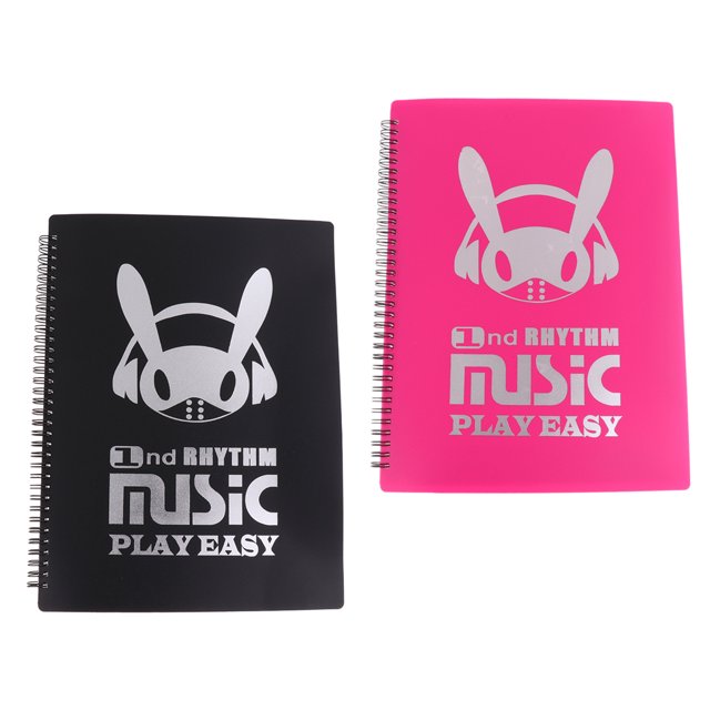 2 Piezas Carpetas de Hoja de Música Accesorios para Músicos Producción Musical Sunnimix Carpetas de la hoja de música