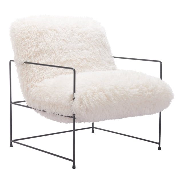 Sillon Pelut Kessa Muebles Blanco 75 x 85 x 84 cm