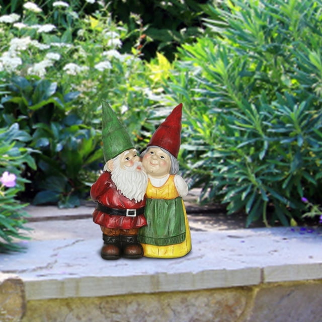 Ornements de Nains de Jardin Statues en Résine Décorations de Jardin Micro Paysages