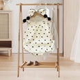 thumbnail image 5 of Ropa de una pieza de verano para bebé, monos sin mangas con estampado de patrones de corazón para niñas pequeñas, para uso diario, 73cm, 5 of 5