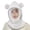 White, variant on QASIEATN Women's Popular Beanie Hats Womens Knitted Warm Hat Scarf Warm Hat Trendy and Versatile Hat Fall Fashion Accessories