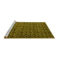 thumbnail image 2 of Ahgly Company Machine Washable Indoor Rectangle Abstract Yellow Modern Area Rugs, 7' x 10', 2 of 4