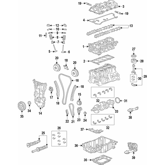 Genuine OE GM Piston Rings 89018107