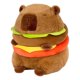 thumbnail image 1 of Felpa realista de la hamburguesa del carpincho, juguete lindo del peluche de la almohada del animal relleno del carpincho, hamburguesa suave Foo, 1 of 5
