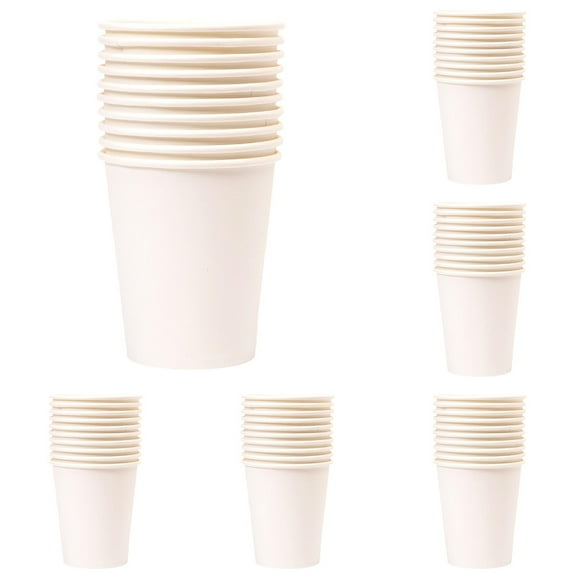 on Sale Hecteas Glass&Bottle,Kitchen Cups,,50 Pieces 9 Ounce Disposable Paper Cups Party Cups Drinking Cups for Party Diy and Holiday 15Colors