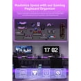 thumbnail image 4 of Organizador de pared con tablero perforado Zestify Revamp Your Space, color negro, 4 of 6