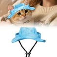 thumbnail image 2 of Dog Sun Hat Shield Summer Outdoor Pet Accessories With Extended Brim Eye Face Coverage, 2 of 5