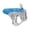 Blue, variant on 3-Layer Water Activated Evaporative Dog Cooling Vest Breathable Sun Protection Adjustable Harness Vest with D-Ring for Small Medium Large Dogs Summer Outdoor Walking(Green-S)