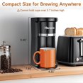 thumbnail image 4 of Cafetera Horavie Small Single Serve K Cup, 180-360 ml, negra, 4 of 8