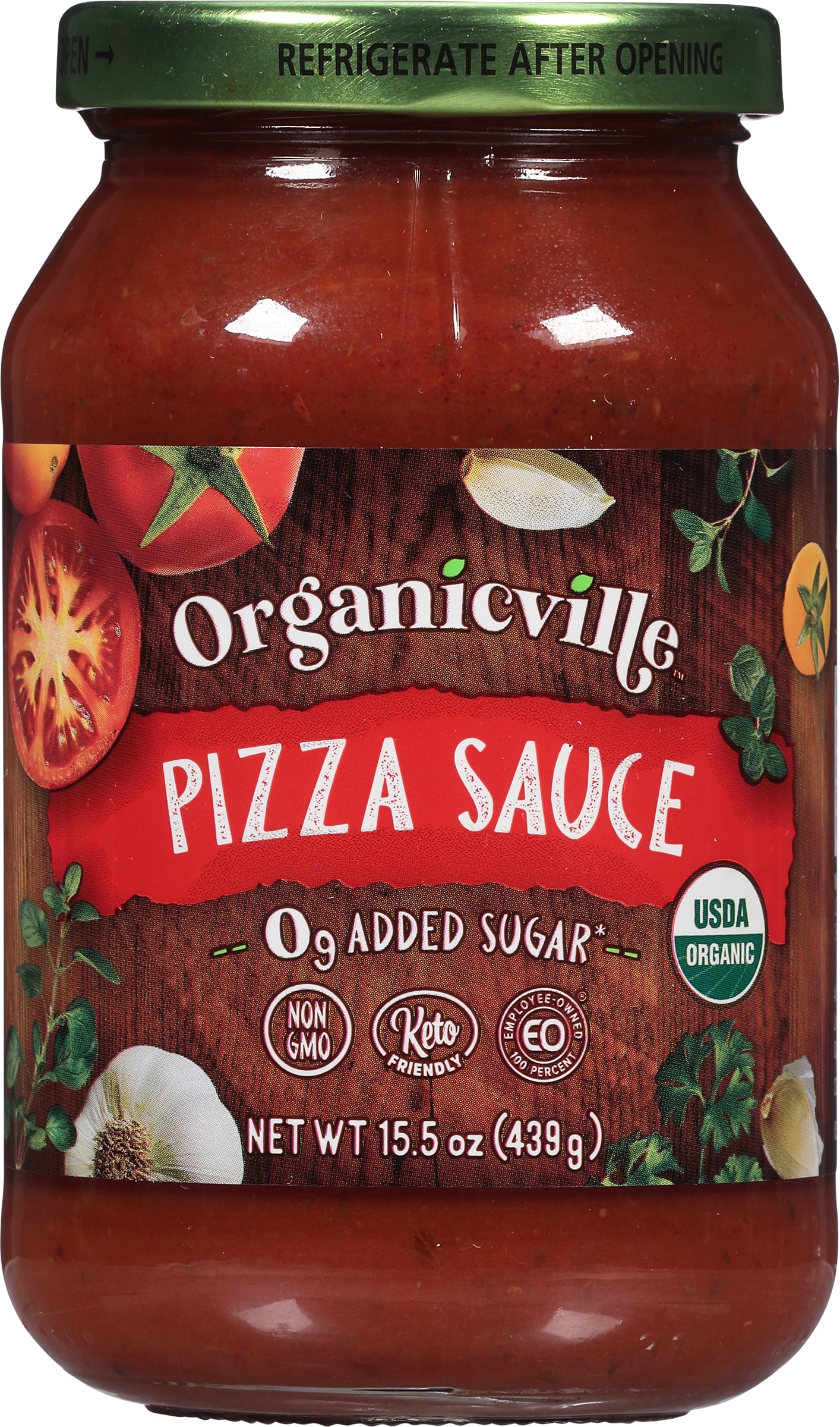 Organicville Pizza Sauce Organic - Gluten Free